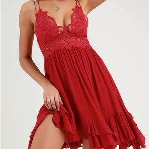 Free People Adella Slip Dress